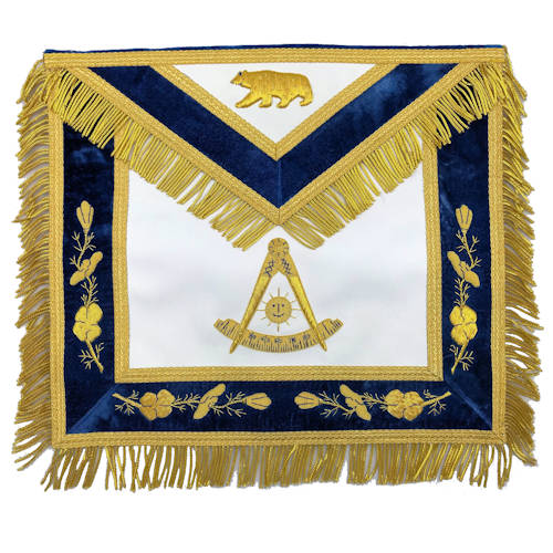 California Past Master Apron With Bear 307
