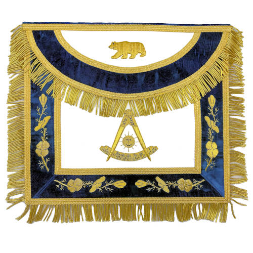 California Past Master Apron With Round Flap 308