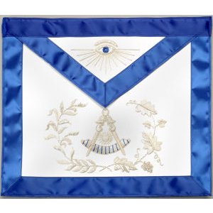 Past Master Apron Hand Embroidered 314