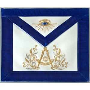 Past Master Apron Hand Embroidered 315