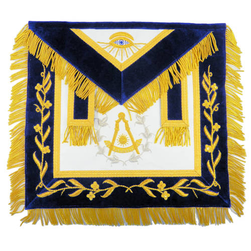 Past Master Apron Hand Embroidered 319