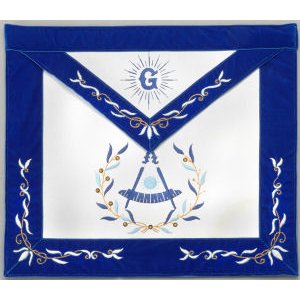 Past Master Apron Hand Embroidered 321TD