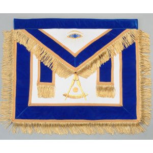 Machine Embroidered Past Master Apron 323