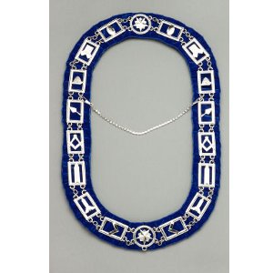 Masonic Chain Collar Silver 444S