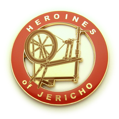 OES Heroines Of Jericho Auto Emblem AE-77