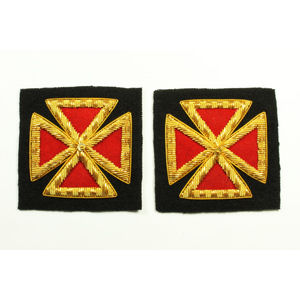Grand Commandery Sleeve & Collar Crosses KT-212B