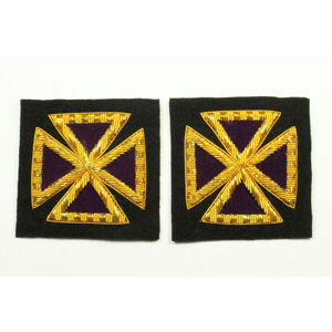 Past Grand Commander Sleeve & Collar Crosses KT-215B