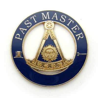 Masonic Past Master Auto Emblem (Compass & Quadrant) AE-54