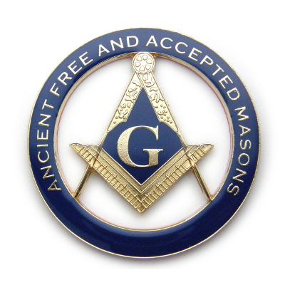 Masonic Auto Emblem A.F. & A.M. AE-70