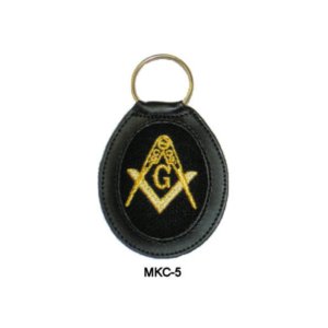 Embroidered Masonic Key Tags MKC-5