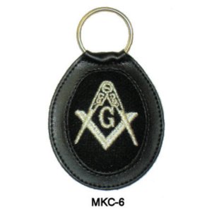 Embroidered Masonic Key Tags MKC-6